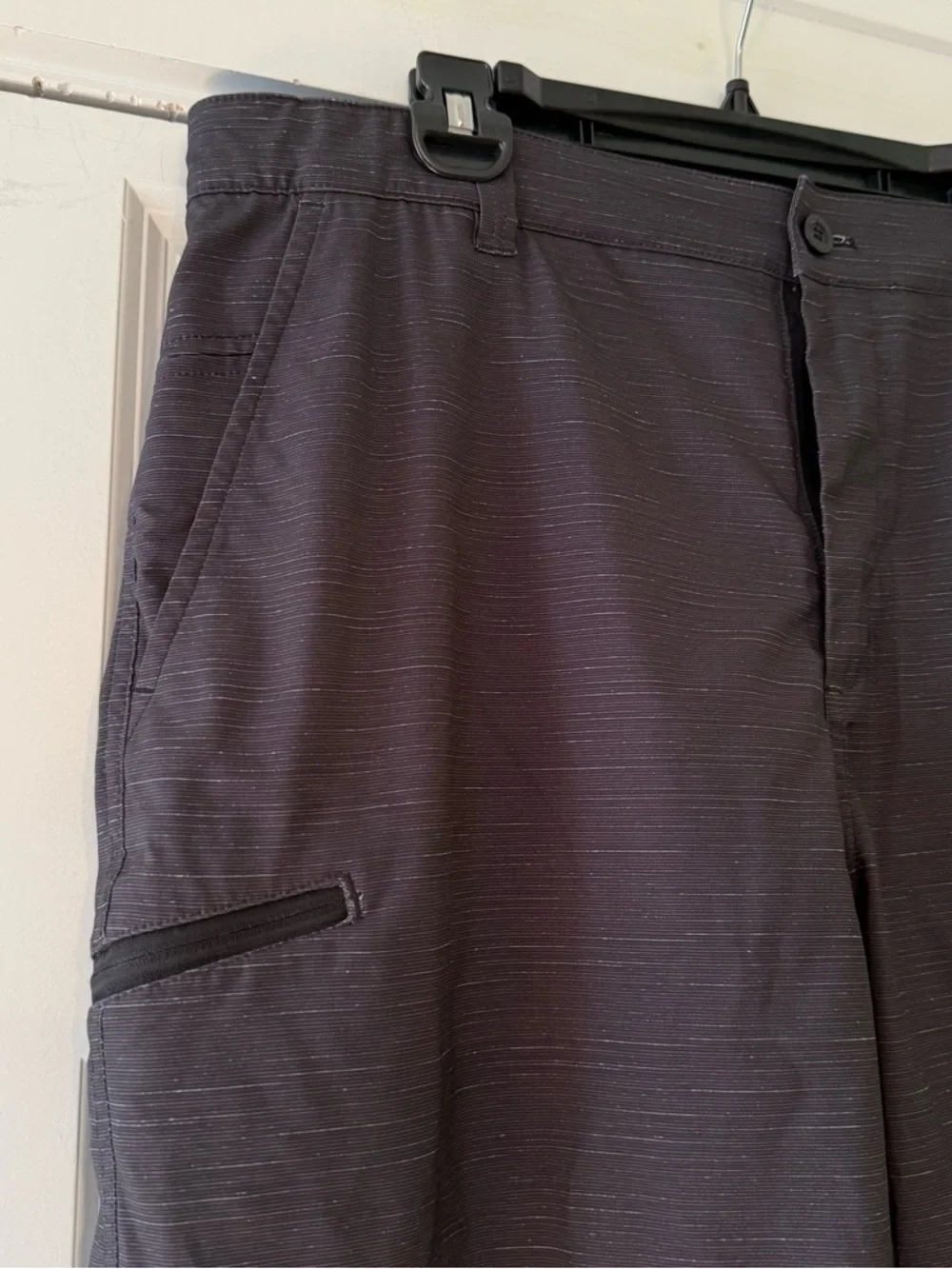 ⭐️ Men's Flat Front Black Shorts - Modern Everyday Style